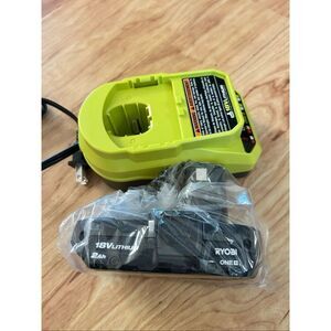 Ryobi battery and charger 18v slim battery